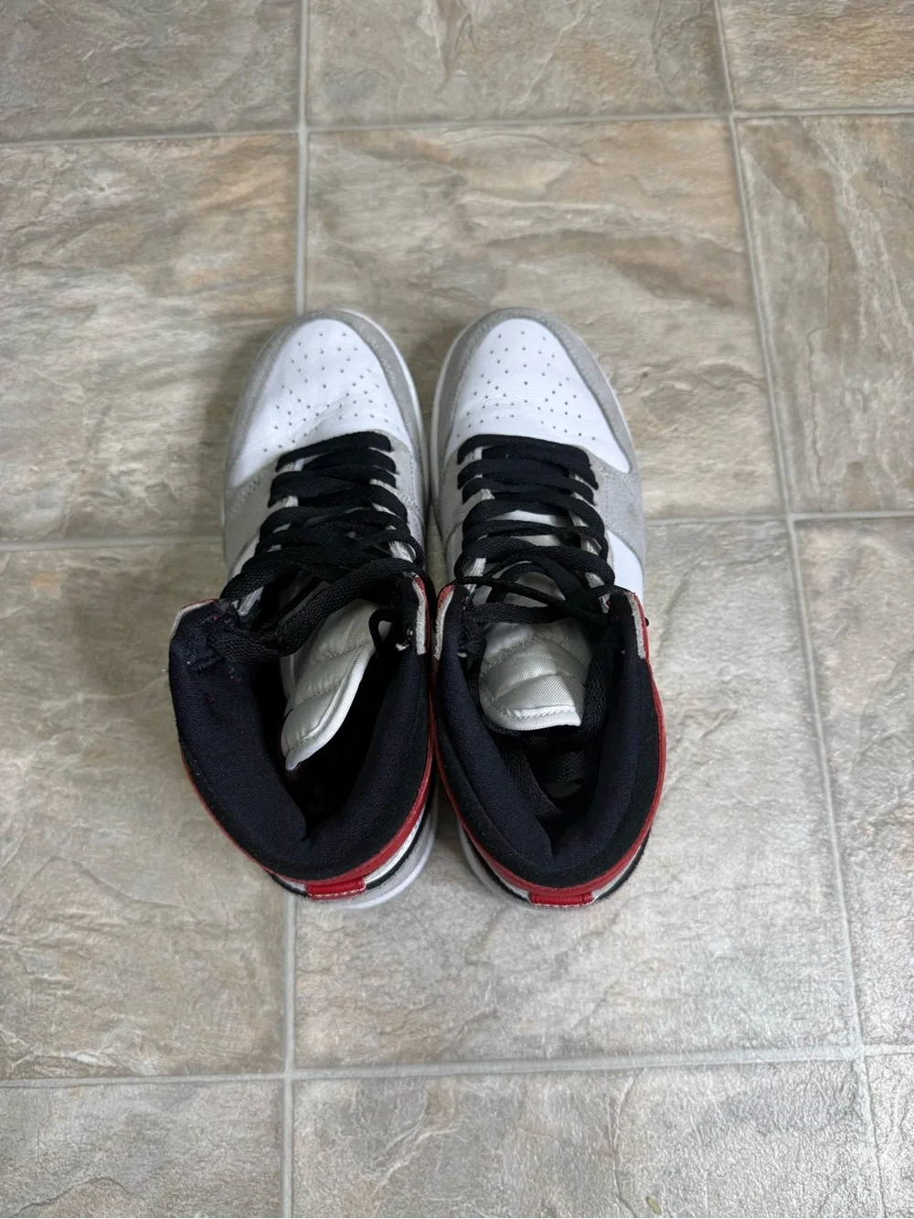 Air Jordan 1 Hi OG Smoke Gray GS Shoe Size 7Y Gray Preowned